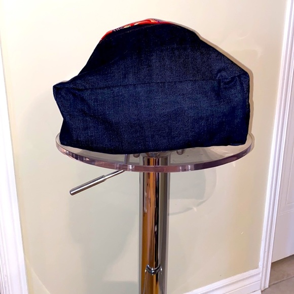 🆕RARE Japanese handmade repurposed denim & kimono 👘 tote bag / hidden zips - Picture 8 of 13